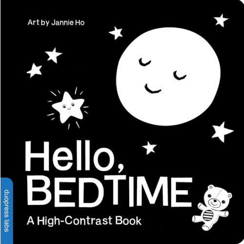 Hello, Bedtime: A High-Contrast Board Book for Babies, Perfect for a Shower Gift