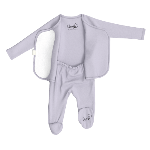 Footie - Hush Sky – Bonsie Skin to Skin Babywear