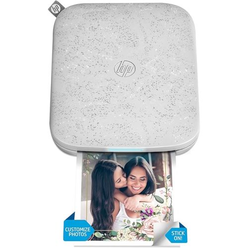 HP Sprocket 3x4 Instant Photo Printer – Wirelessly Print 3.5x4.25” Photos on Zink Paper from iOS & Android Devices