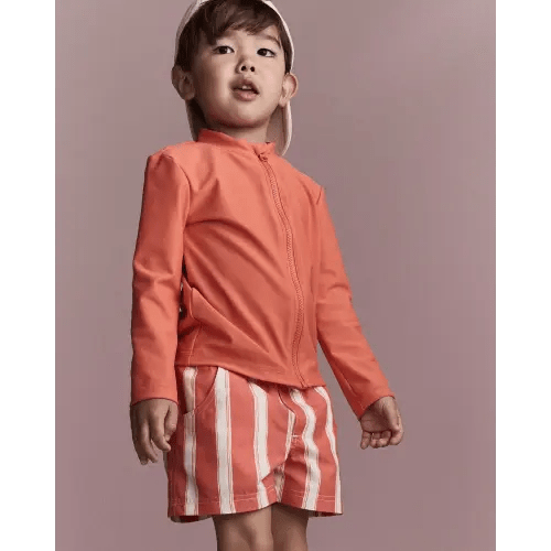 Toddler Boy Striped Swim Trunks - Orange - Otter Avenue | Carter's
