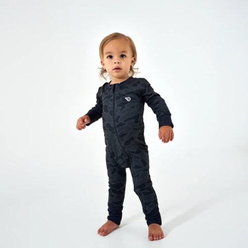 Baby Zip Up - Black Camo – BURLEBO