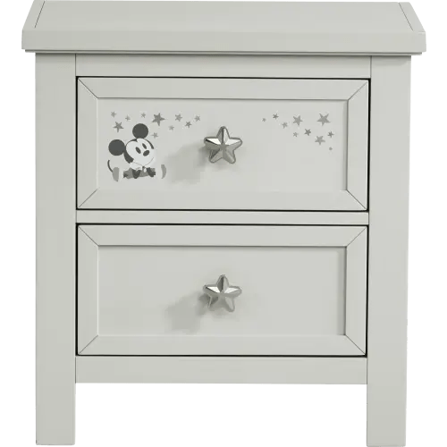 Disney Starry Dreams With Mickey Mouse Gray Nightstand | Rooms to Go