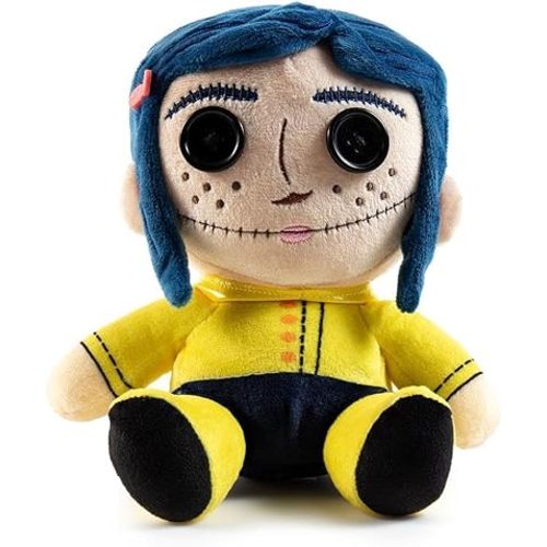 Kidrobot Coraline with Button Eyes Phunny Plush