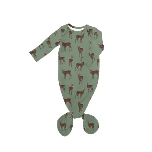 DEER - KNOTTED INFANT GOWN