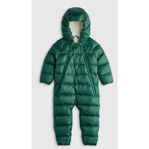 Heavyweight Down Puffer Bunting - Baby in Dark Green