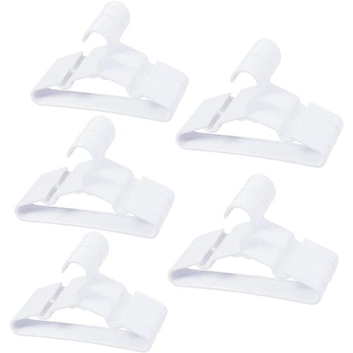 100 pcs White Baby Nursery Closet Hangers,Non-Slip Laundry Infant Pant Hanger for Newborn Clothes Gift,Ultra-Thin Child Coat Hanger for Girl Boy Toddler Kid