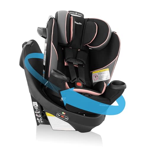 Evenflo Revolve360 Extend Convertible Car Seat with 360 Degree Rotation, Extended Rear-Facing, Forward-Facing, Booster Mode, and Secure Latch Install, Ainsley