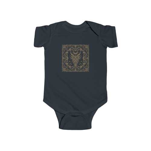 Baphomet Baby Bodysuit, goth baby clothes, alt baby clothing, satanic baby shirt, pagan witchy baby gift