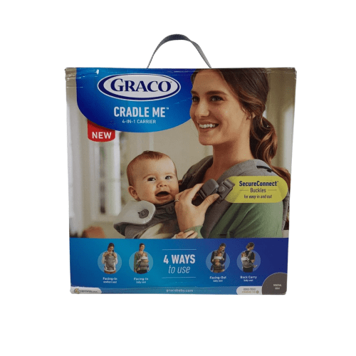Graco Cradle Me 4-in-1 Baby Carrier, Mineral Gray