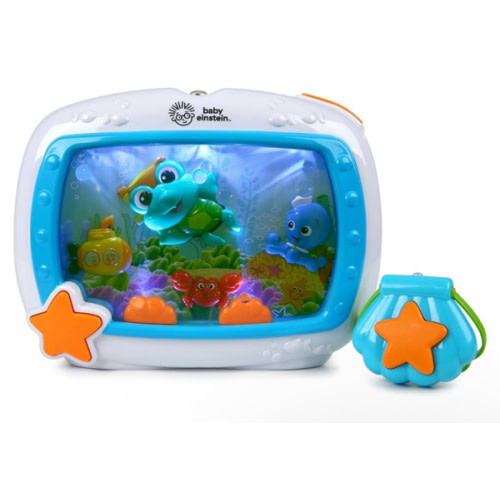Baby Einstein Sea Dreams Soother Musical Crib Toy and Sound Machine, Newborn and up