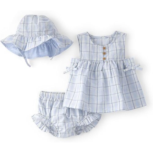 NB - Carter's Baby Girls' 3-piece Diaper Cover Set