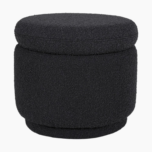 babyletto Enoki Storage Ottoman - Black Boucle