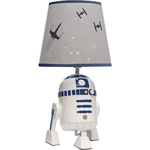 Lambs & Ivy Star Wars Classic Hand Painted R2-D2 Lamp with Shade & Bulb