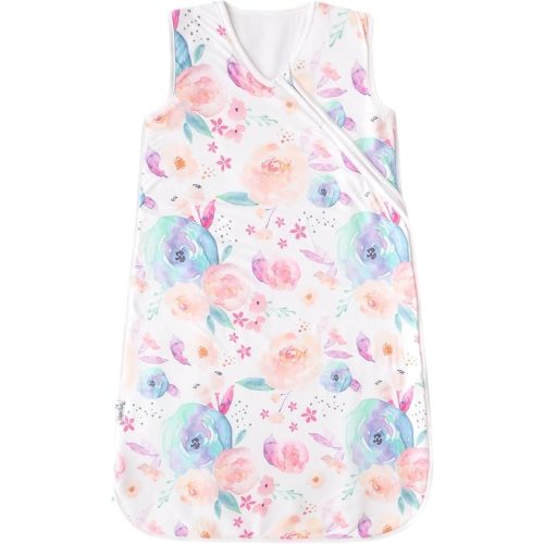 Copper Pearl Baby Sleep Sack, Bloom - Wearable Blanket for 6-12 Months, Sleeveless Sleep Sack for Baby Boy or Girl