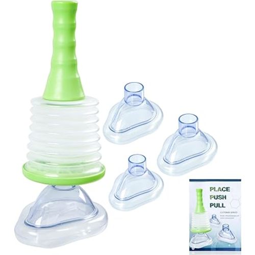 Emergency Airway Suction Device - Portable Anti-Choking Device Kit for Kids and Adults, Travel-Friendly First Aid Device for Children and Adults, Heimlich Device for Home & Travel First Aid Kit