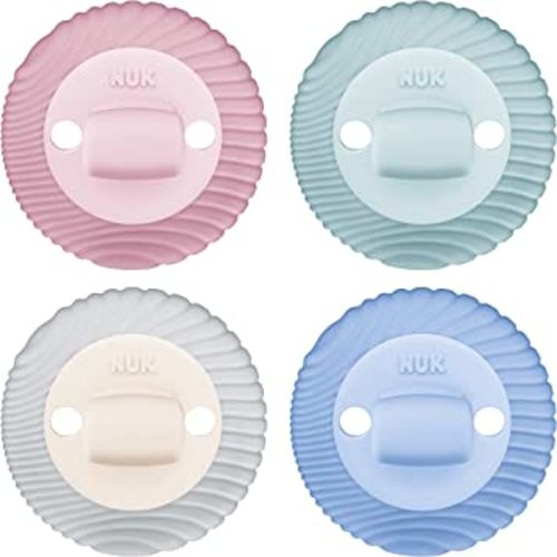 NUK Comfy Duet 100% Silicone Soother 2-in-1 Pacifier and Teether