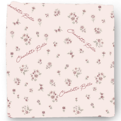 Precious Posies Personalized Swaddle Blanket | Caden Lane