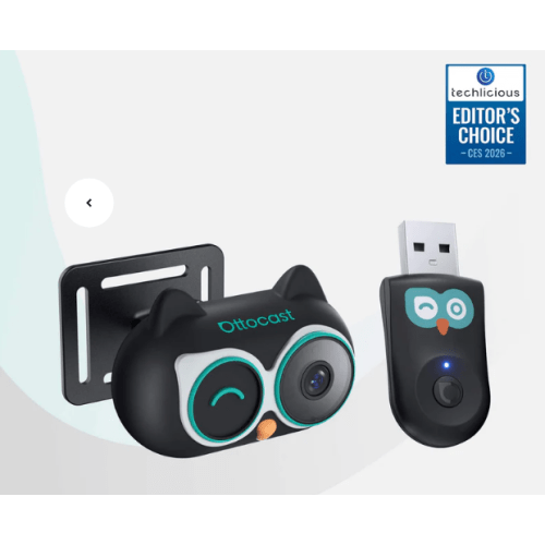 Ottocast baby camera for vehicle wireless carplay