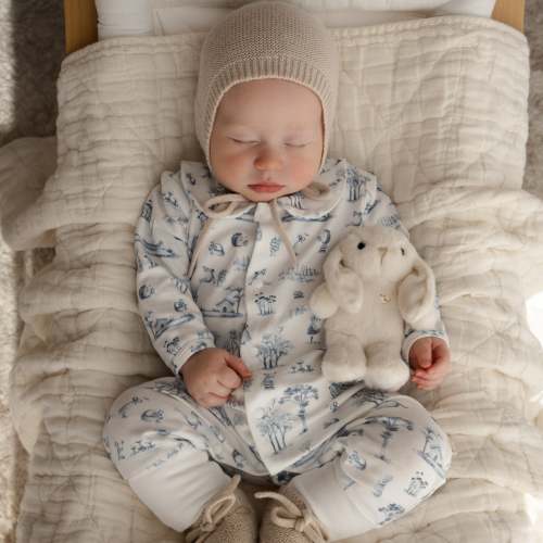 Neighbourhood Baby Grow | Vintage Scalloped Collar | Fledge & Thread – Fledge and Thread