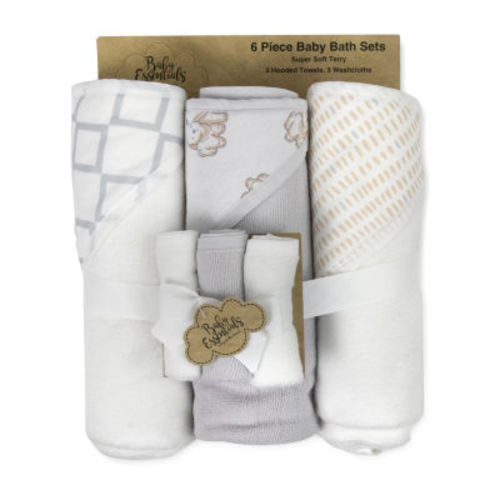 Baby Essentials 6-pc. Hooded Towel