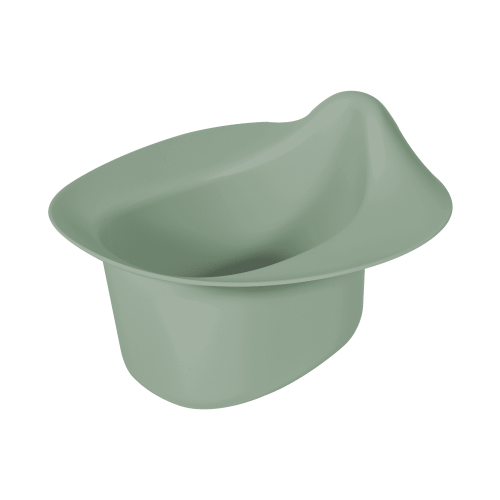 Kindsgut Elimination Communication Baby Potty – Ergonomic Infant Potty for Babies, Easy-Clean EC Potty with Splash Guard, Includes Printed EC Beginner Guide, pistachio