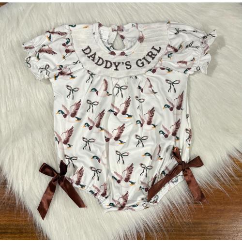 Daddy’s Girl embroidered duck onsie