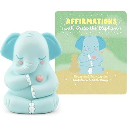 Tonies Affirmations with Greta The Elephant Audio Toy Figurine from Mindfulness