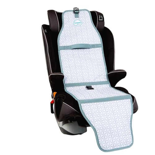 Cool Carats Car Seat Cooling Pad for Babies, Toddlers, and Kids - Comfortable and Durable Cooling Pad for Hot Summer Days - One Size Fits All, Grey