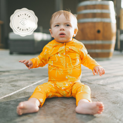 Full Zipper Sunsuit - Swim-panzee