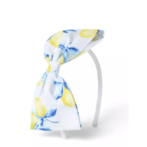 Lemon Bow Headband