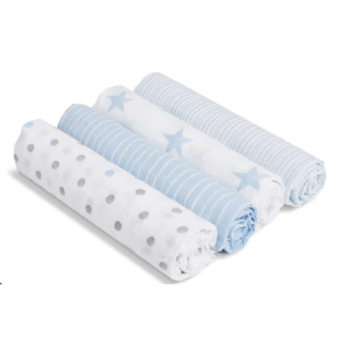 Dapper Muslin Swaddle 4pk | aden + anais