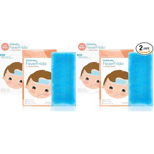 Frida Baby Cool Pads for Kids Fever discomfort by fridababy, 5 Count (Pack of 2)