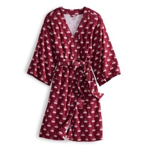 Vera Bradley Women's Cotton Knit Robe Duffel Mosaic