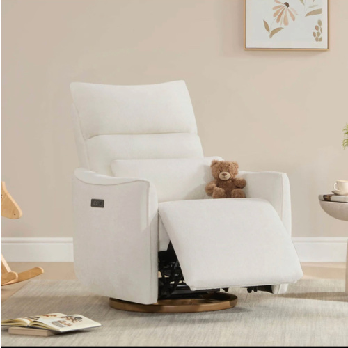 Janice Power Swivel Nursery Glider Recliner with Power Headrest