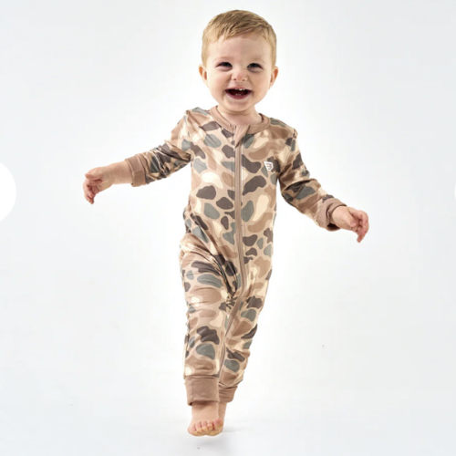Pintail Camo Baby Zip Up | Duck Hunting Infant Gift | BURLEBO