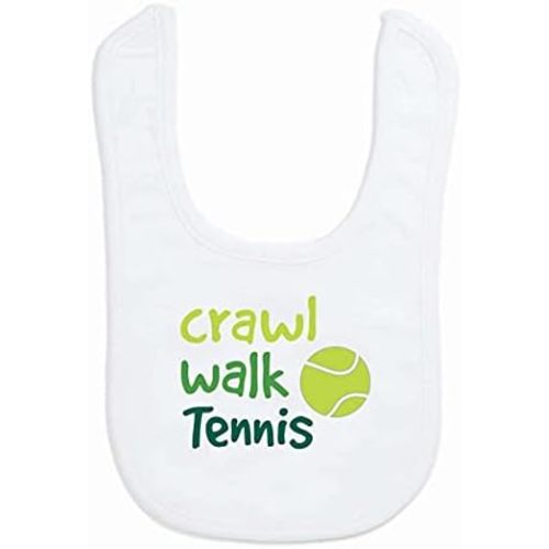 ChalkTalkSPORTS Tennis Baby & Infant Bibs | Soft Microfiber Tennis Baby Bibs
