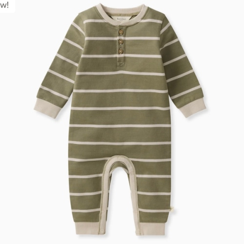 Henley Organic Baby Boy Jumpsuit