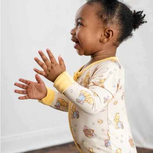 Bubble Bear Zip Romper – Dreamy Bamboo
