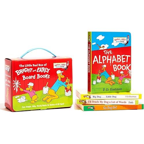 The Little Red Box of Bright and Early Board Books: Go, Dog. Go!; Big Dog . . . Little Dog; The Alphabet Book; I'll Teach My Dog a Lot of Words