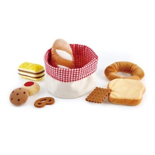 Hape Kitchen Bread Basket Food Playset, 9 Pieces
