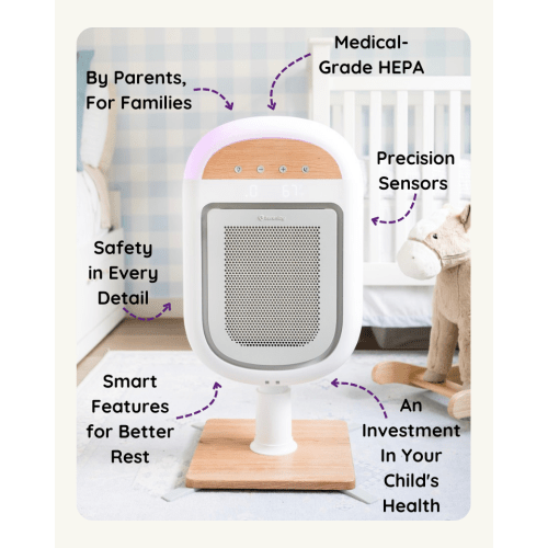 Sereniby Medical-Grade Nursery Purifier with SafeFlow™ Technology