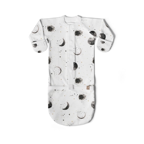 Goumikids Organic Baby Sleeper Gown - Many Moons – goumikids