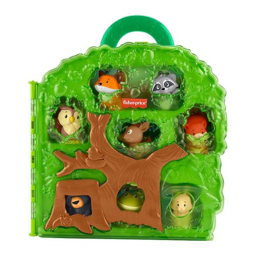 Fisher-Price Little People 9-Piece Forest Friends Carry Case Toddler Playset