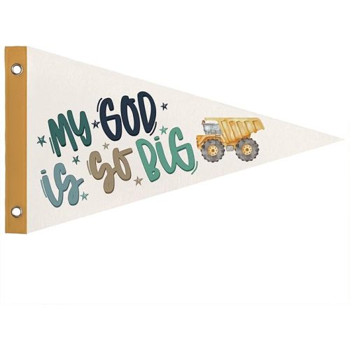 Cowboys Western Nursery Decor Boy, Giddy Up Felt Pennant Banner Flags, Retro Western Wall Art Decor for Kids Toddler Room Nursery Playroom,Cowboy Baby Shower Decorations, 8x14 Inch