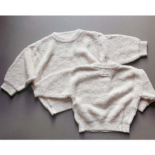 Chunky-knit Sweater - Vanilla Cream (0-6 Month)