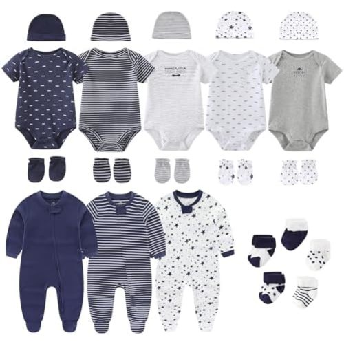 New Born Baby Clothes and Newborn Boy Girl Essentials Accessories Layette Set