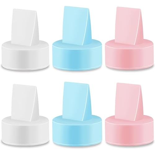 Maymom Duckbill Valves Compatible with Spectra S1 Spectra S2 Spectra 9 Plus Dew 350 Not Original Spectra S2 Replacement Pump Parts Accessories Replace Spectra Valve (Mixed Color, 6 ct)