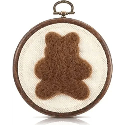 Chunful Felted Bear Nursery Wall Decor Cute Wall Art