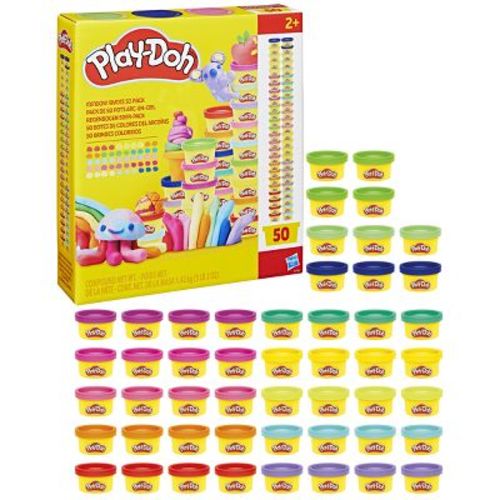Play-Doh Rainbow Favors Multipack - 50pc, Back to School Supplies