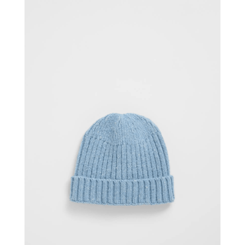 Baby Rib Knit Beanie - Blue